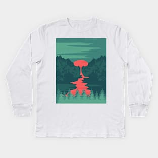 Crimson Horizon Kids Long Sleeve T-Shirt